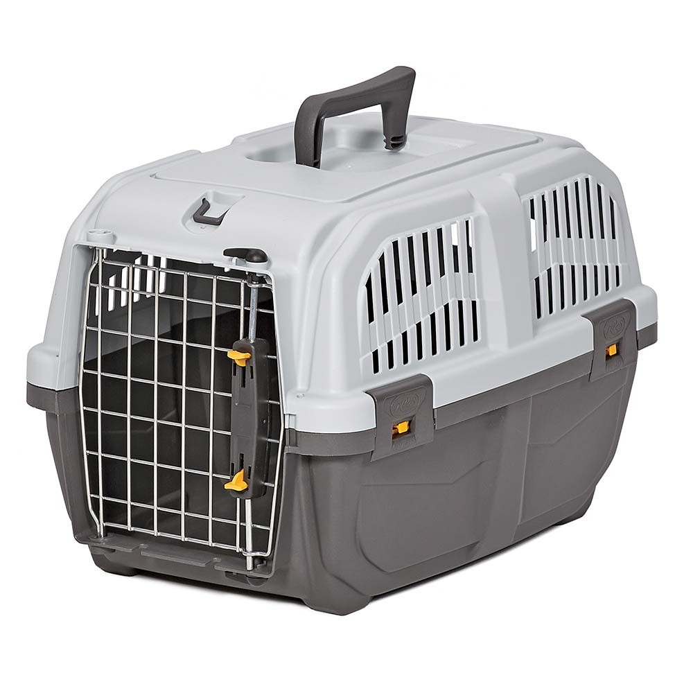 Midwest Gray 36.25" x 24.875" x 27.25" Skudo Pet Travel Carrier