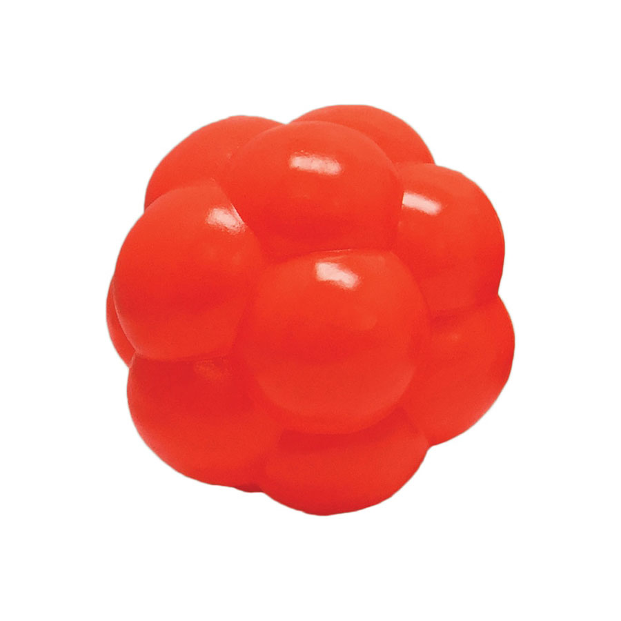 Hueter Toledo Soft Flex Molecule Dog Toy 4" x 4" x 4" (Orange)